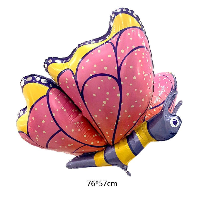 Balão Metalizado em Formato de Borboleta