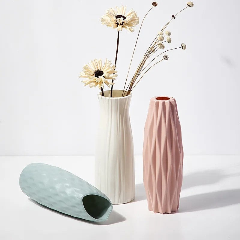 Vaso Decorativo Moderno De Plástico