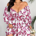 Vestido Feminino Ombro A Ombro Estampado
