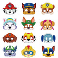 Kit 12 Máscaras Infantis Personagens Patrulha Canina