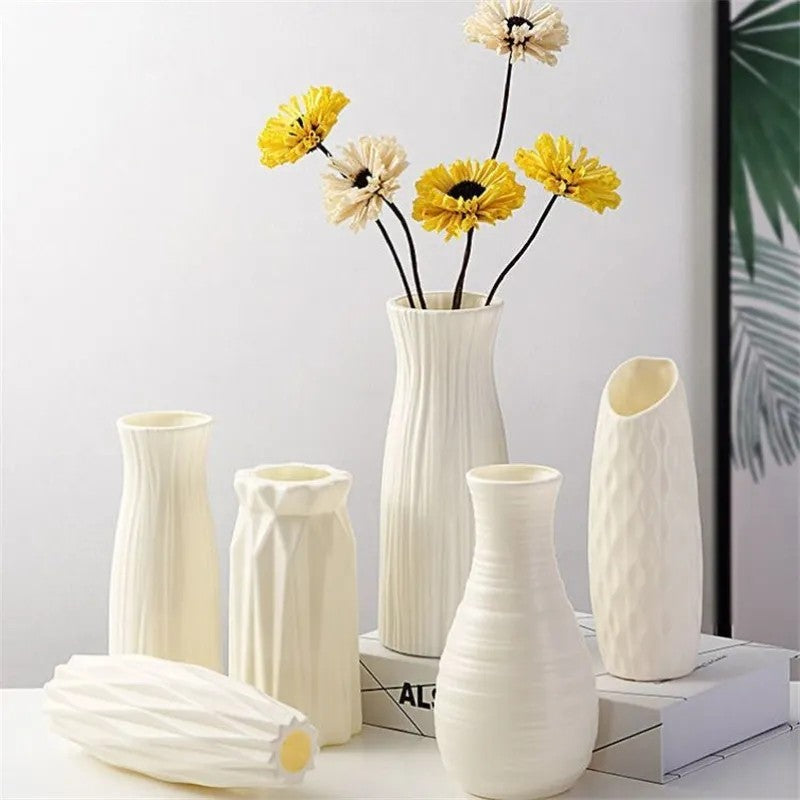 Vaso Decorativo Moderno De Plástico