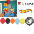 Kit Arco de Balões Tema Corrida Hot Wheels