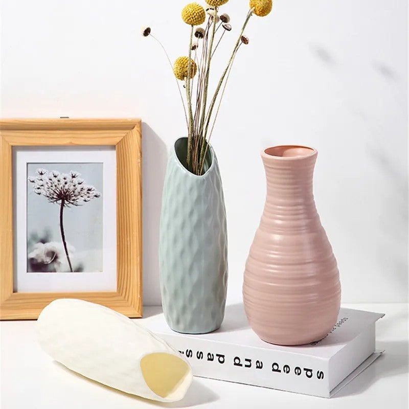 Vaso Decorativo Moderno De Plástico