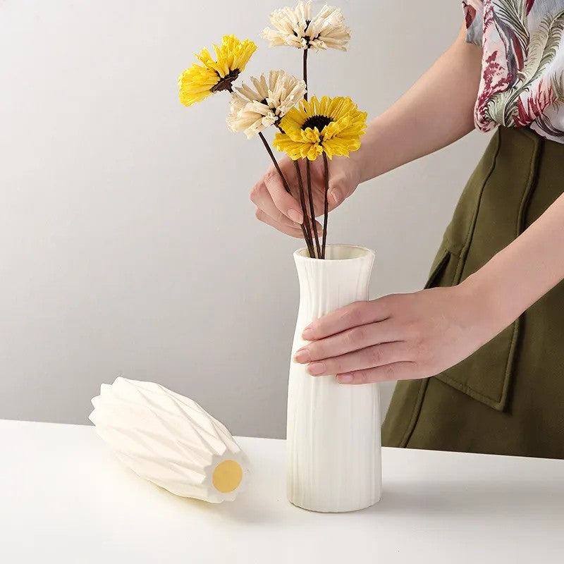 Vaso Decorativo Moderno De Plástico