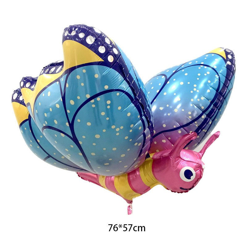 Balão Metalizado em Formato de Borboleta
